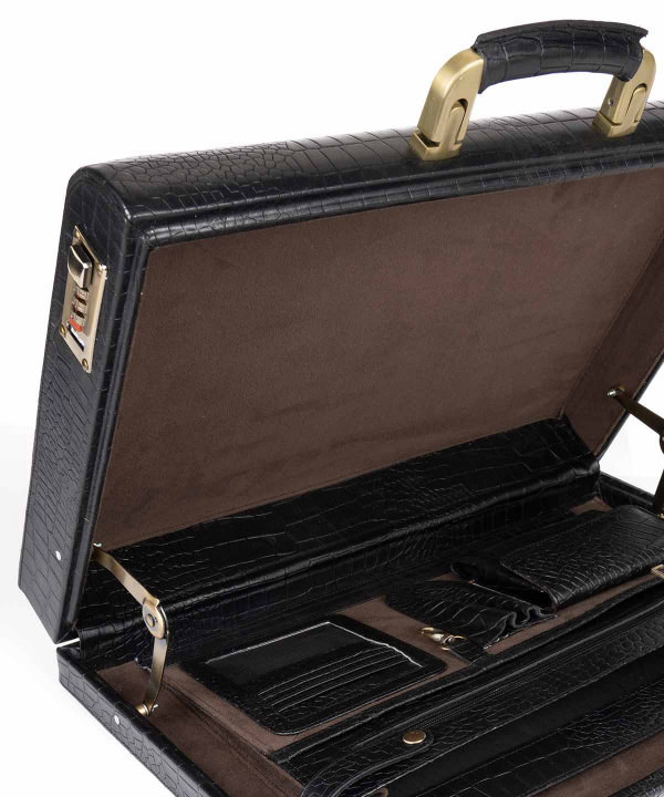 کیف سامسونت مردانه چرم کروکو Croco Leather مدل رویال آمریکایی