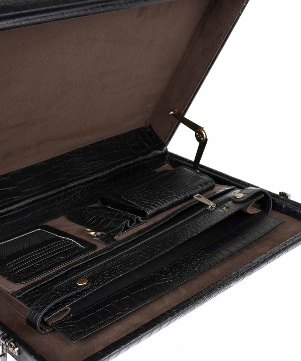 کیف سامسونت مردانه چرم کروکو Croco Leather مدل رویال آمریکایی