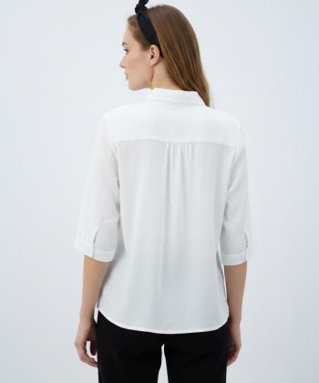 شوميز زنانه ساتين مدل W2158