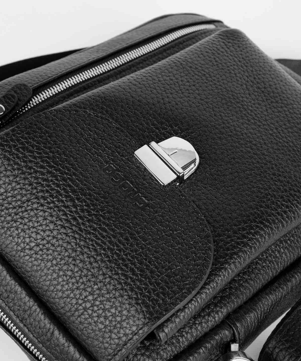 کیف دوشی مردانه چرم کروکو Croco Leather مدل ادریس