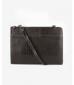 کیف کلاسور چرم طبیعی چرم کروکو Croco Leather مدل ایرن