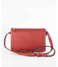 کیف دوشی زنانه چرم طبیعی چرم کروکو Croco Leather مدل ساتین