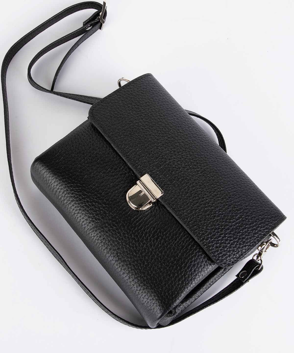 کیف دوشی زنانه چرم کروکو Croco Leather مدل هورناز