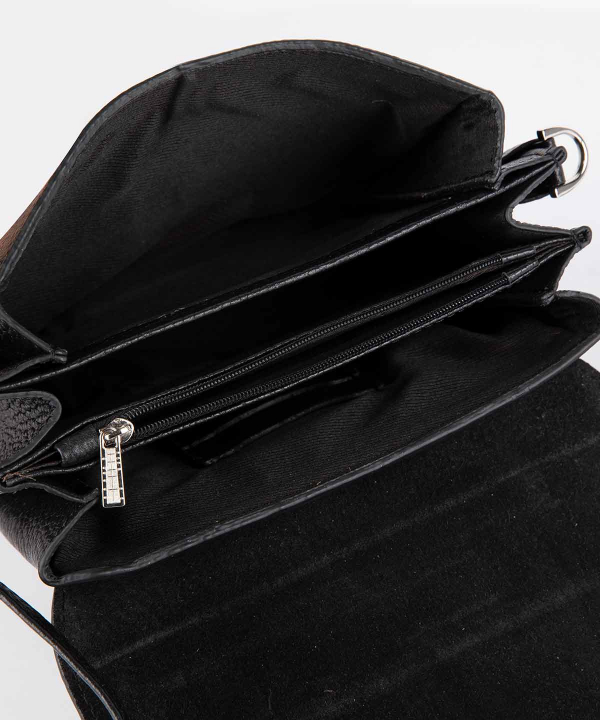 کیف دوشی زنانه چرم کروکو Croco Leather مدل هورناز