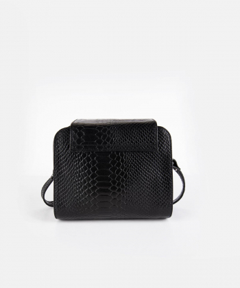 کیف دوشی زنانه چرم طبیعی چرم کروکو Croco Leather مدل گلدن
