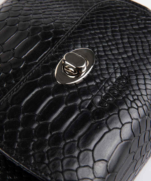 کیف دوشی زنانه چرم کروکو Croco Leather مدل گلدن