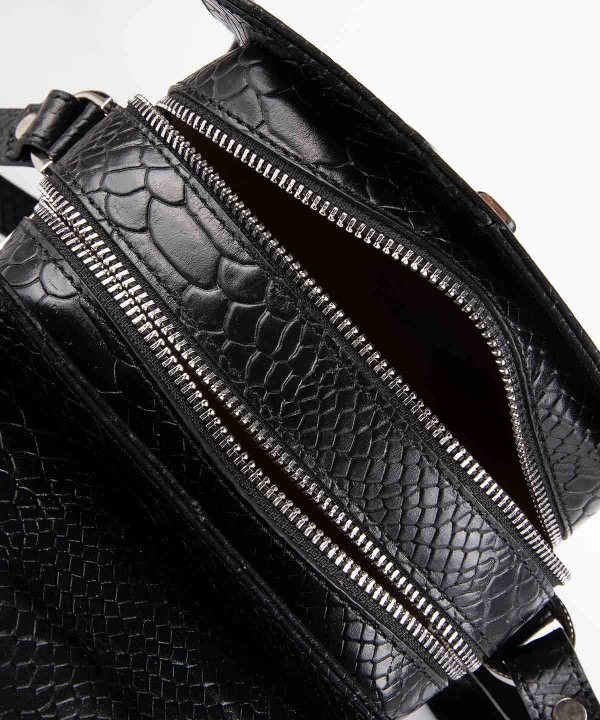 کیف دوشی زنانه چرم کروکو Croco Leather مدل گلدن