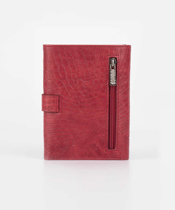 کیف پول زنانه چرم طبیعی چرم کروکو Croco Leather مدل ویکتوریا