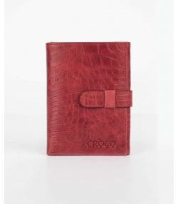 کیف پول زنانه چرم طبیعی چرم کروکو Croco Leather مدل ویکتوریا