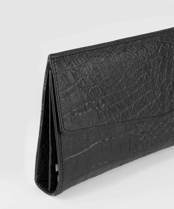 کیف پول زنانه چرم کروکو Croco Leather مدل لیا
