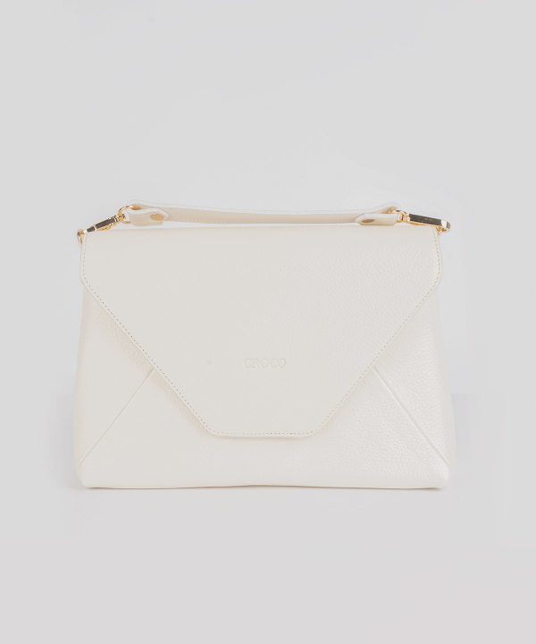 کیف مجلسی زنانه چرم طبیعی چرم کروکو Croco Leather مدل روژین