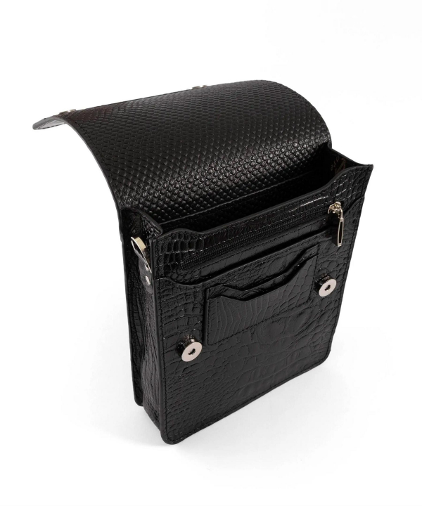 کیف دوشی چرم طبیعی منط Mante مدل b277