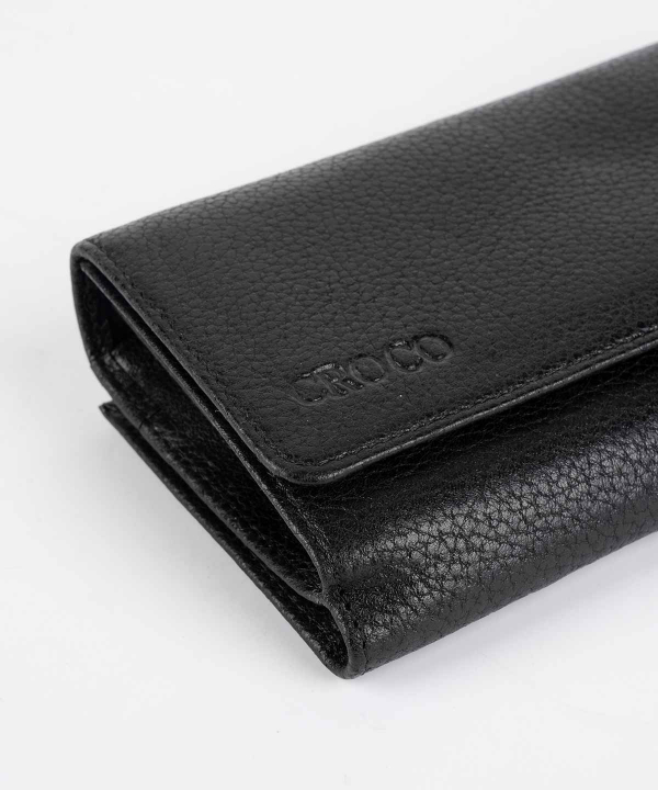 کیف پول زنانه چرم کروکو Croco Leather مدل ماترا