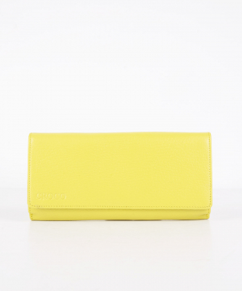 کیف پول زنانه چرم طبیعی چرم کروکو Croco Leather مدل ماترا