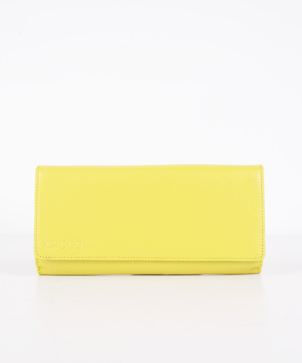 کیف پول زنانه چرم طبیعی چرم کروکو Croco Leather مدل ماترا