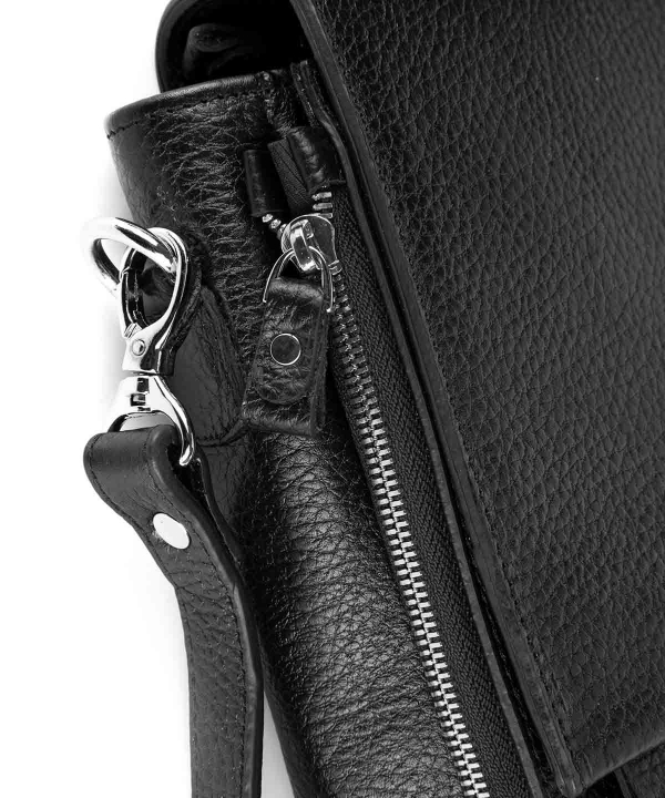 کیف دوشی مردانه چرم کروکو Croco Leather مدل سالواتوره