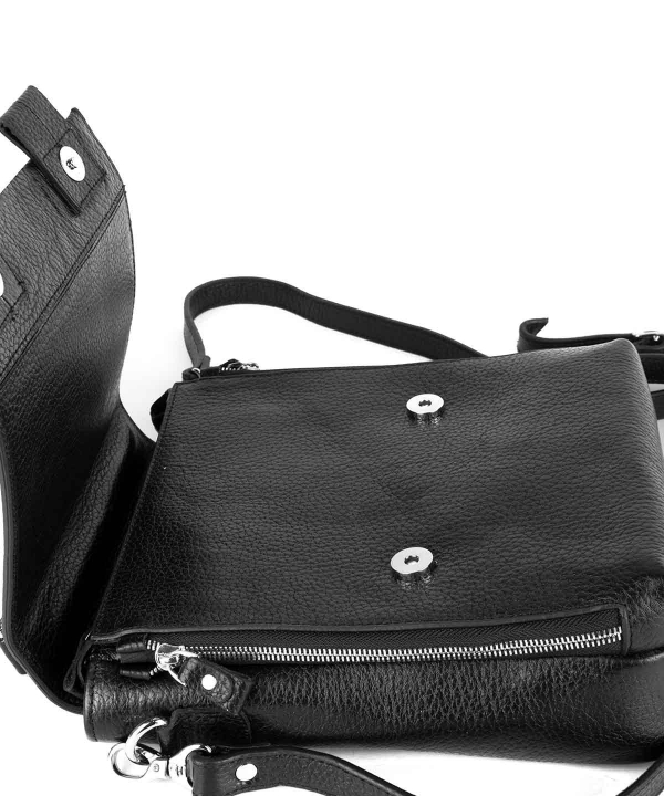 کیف دوشی مردانه چرم کروکو Croco Leather مدل سالواتوره