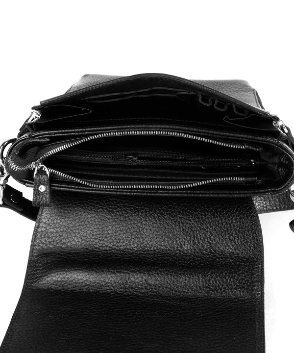 کیف دوشی مردانه چرم کروکو Croco Leather مدل سالواتوره