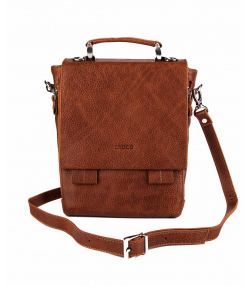 کیف دوشی مردانه چرم کروکو Croco Leather مدل سالواتوره