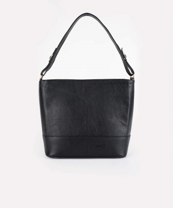 کیف دوشی زنانه چرم طبیعی چرم کروکو Croco Leather مدل کارملا