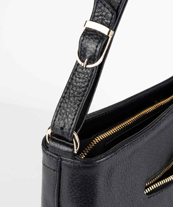 کیف دوشی زنانه چرم کروکو Croco Leather مدل کارملا