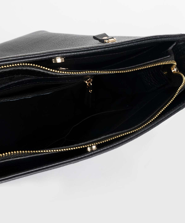 کیف دوشی زنانه چرم کروکو Croco Leather مدل کارملا