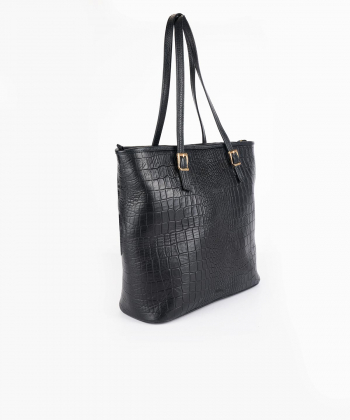 کیف دوشی زنانه چرم کروکو Croco Leather مدل سامانتا