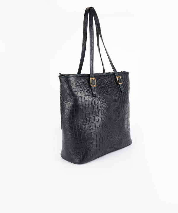 کیف دوشی زنانه چرم کروکو Croco Leather مدل سامانتا