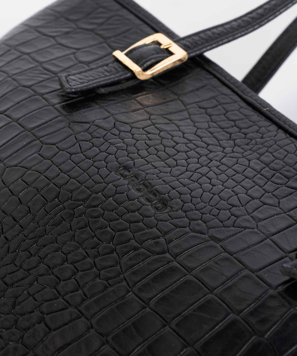 کیف دوشی زنانه چرم کروکو Croco Leather مدل سامانتا