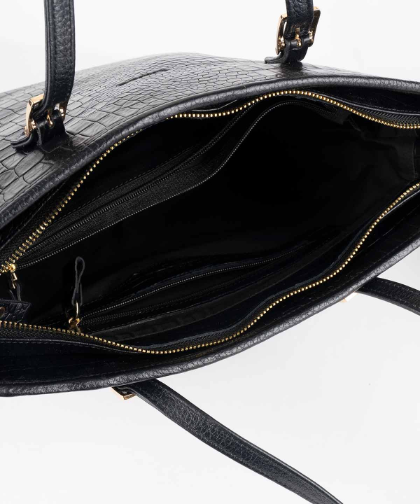 کیف دوشی زنانه چرم کروکو Croco Leather مدل سامانتا