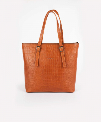 کیف دوشی زنانه چرم کروکو Croco Leather مدل سامانتا