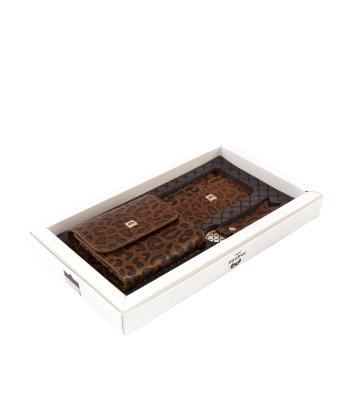 ست هدیه چرم طبیعی منط Mante مدل X108