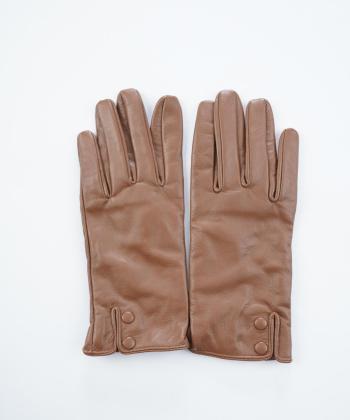 دستکش چرم طبیعی زنانه چرم مشهد Mashad leather مدل R0149
