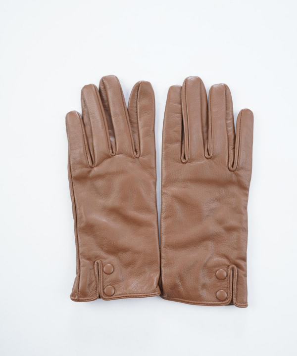 دستکش چرم طبیعی زنانه چرم مشهد Mashad leather مدل R0149