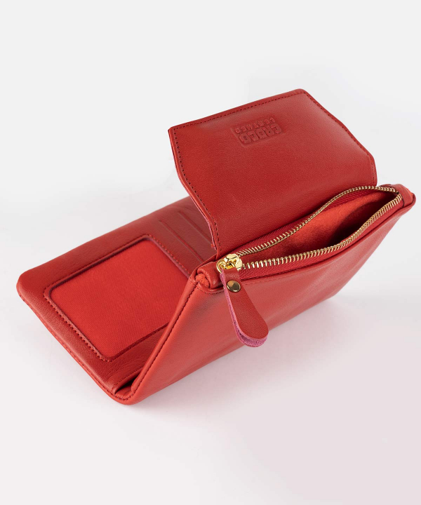 کیف پول زنانه چرم کروکو Croco Leather مدل سالی