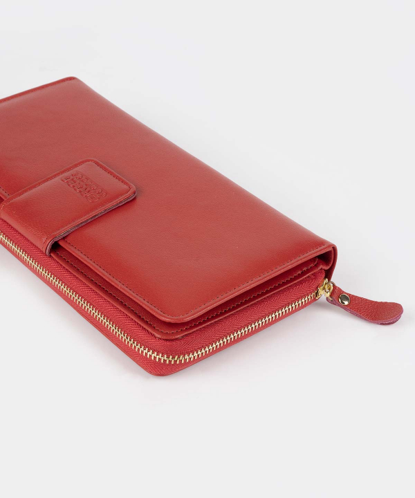 کیف پول زنانه چرم کروکو Croco Leather مدل سوزان