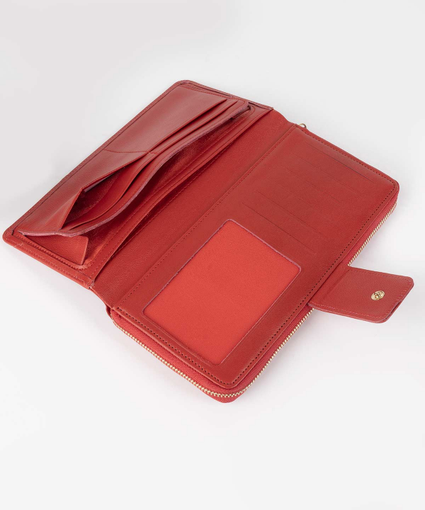 کیف پول زنانه چرم کروکو Croco Leather مدل سوزان