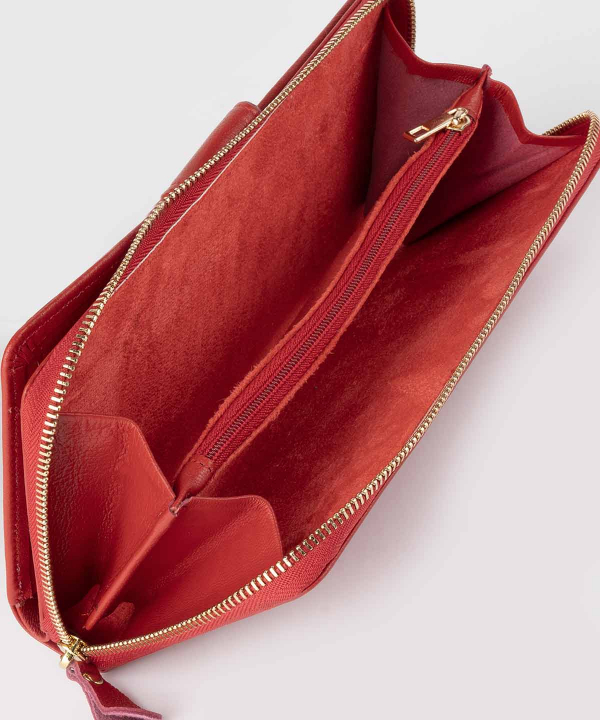 کیف پول زنانه چرم کروکو Croco Leather مدل سوزان
