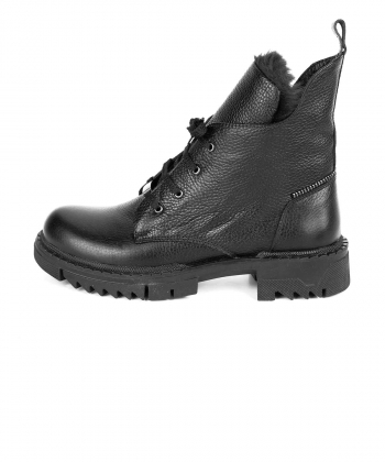 نیم بوت زنانه چرم طبیعی شیفر Shifer مدل 5554B