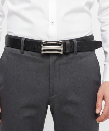كمربند مردانه چرم طبيعي صاد مدل PK8303