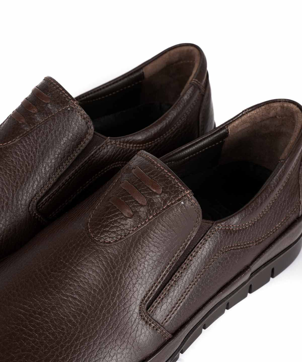کفش راحتی چرم مردانه شیفر Shifer مدل 7154F