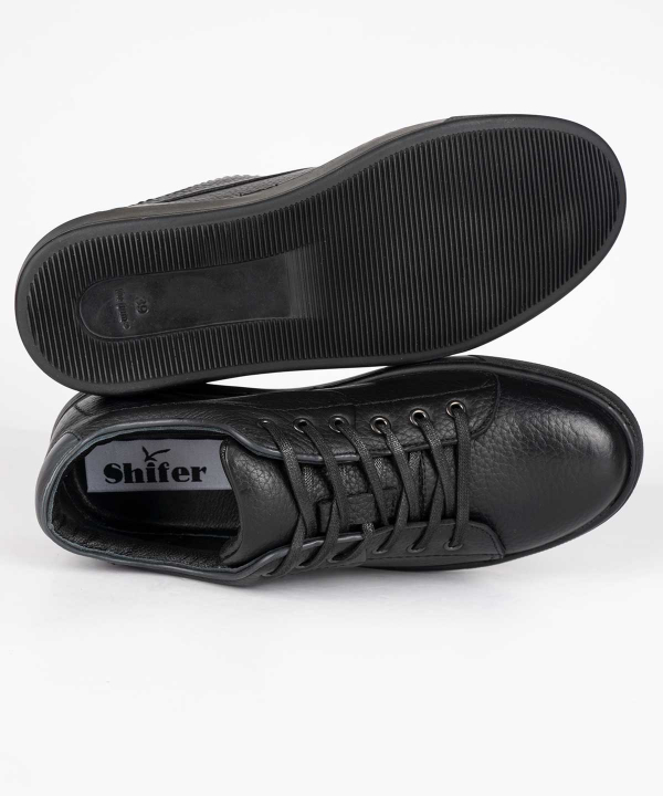 کفش راحتی چرم مردانه شیفر Shifer مدل 7352a