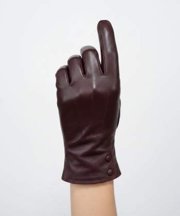 دستکش چرم طبیعی زنانه چرم مشهد Mashad leather مدل R0149