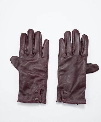 دستکش چرم طبیعی زنانه چرم مشهد Mashad leather مدل R0149