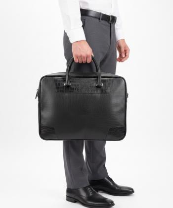 کیف اداری چرم طبیعی مردانه شیفر مدل 9637C
