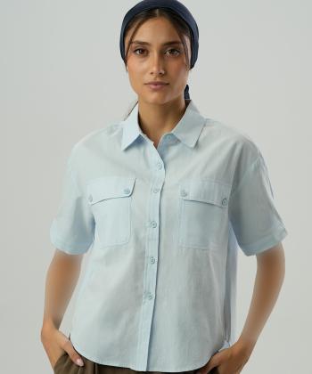 شوميز زنانه جين وست كد 61233901