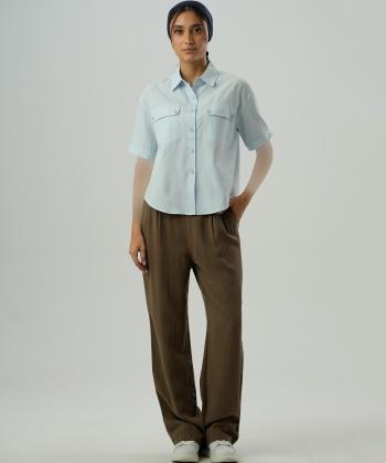شوميز زنانه جين وست كد 61233901