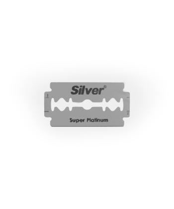 تیغ اصلاح یدک سنتی سیلور Super Platinum (مجموعه 10 بسته 5 عددی)