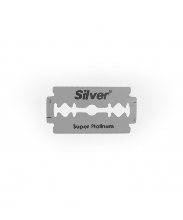 تیغ اصلاح یدک سنتی سیلور Super Platinum (مجموعه 10 بسته 5 عددی)