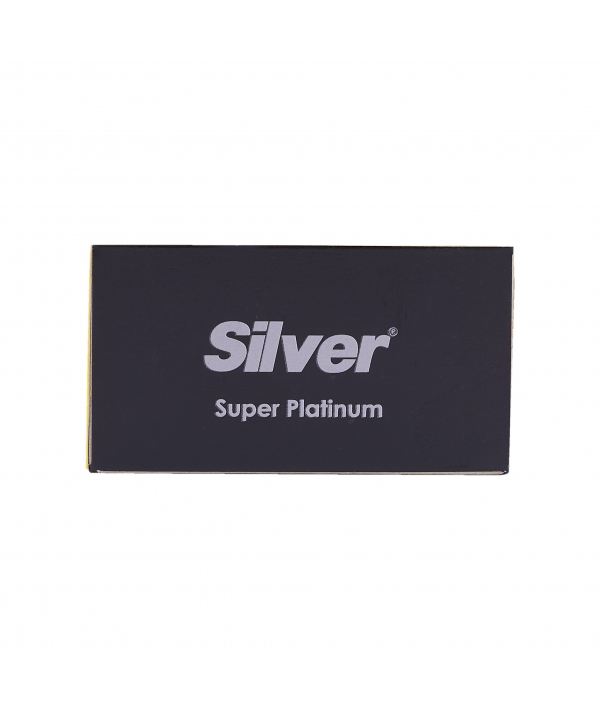تیغ اصلاح یدک سنتی سیلور Super Platinum (مجموعه 10 بسته 5 عددی)